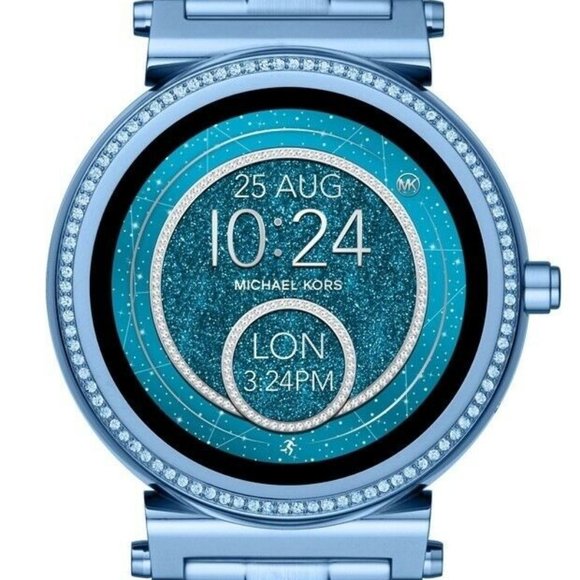 michael kors smartwatch blue